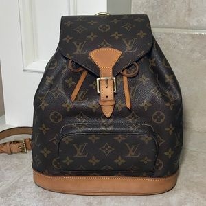 Authentic Louis Vuitton Montsouris MM Backpack